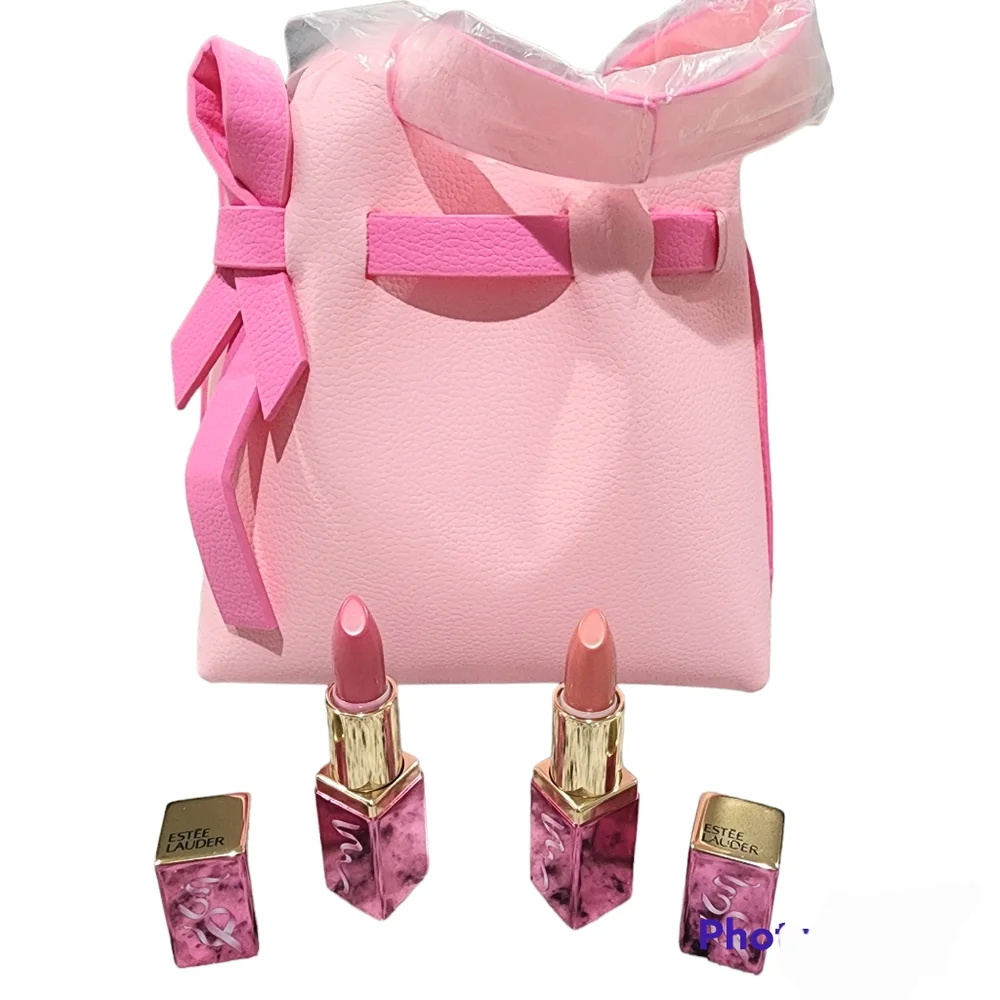 Estée Lauder Pure Color Envy Lipstick 💄 And Cosmetic Bag 🎒 Bundle